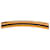 Bracelet costume Hermès Extra Narrow Enamel Uni Bangle 62 noir  - vue 6