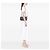 Borsa a tracolla Chanel Medium Classic Ribbon and Tweed Logo Double Flap nera Nero - vista 7