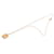 Pink Hermès Small Rose Gold Plated Swift As de Coeur Pendant Necklace  - view 1