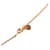 Pink Hermès Small Rose Gold Plated Swift As de Coeur Pendant Necklace  - view 4
