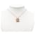 Pink Hermès Small Rose Gold Plated Swift As de Coeur Pendant Necklace  - view 6