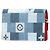 Borsa a tracolla portafoglio con catena Louis Vuitton Monogram Denim Patchwork Fiore blu - vista 2