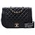 Borsa a tracolla Chanel Quilted Lambskin Braided Saddle Flap nera Nero - vista 8