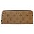 Langer Louis Vuitton Monogram Reverse Clemence Geldbeutel braun