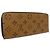 Langer Louis Vuitton Monogram Reverse Clemence Geldbeutel braun - Ansicht 2