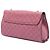 Borsa a tracolla Gucci Medium Guccissima Emily rosa - vista 2