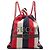 Roter Gucci Canvas Sylvie Baiadera Web Kordelzug-Rucksack