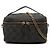 Borsa vanity Gucci GG Canvas nera Nero