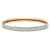 Bracelet jonc en émail bleu Hermès Extra Narrow Uni 62 Costume  - vue 2