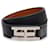Black Hermès Leather Drag Double Tour Wrap Bracelet T1  - view 1