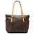 Borsa Tote Louis Vuitton Monogram Totally MM marrone
