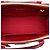 Bolsa Satchel Prada Galleria Double Zip em Saffiano Médio Vermelho - vista 4