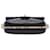 Borsa a tracolla Chanel Mini Rectangular Chevron Lambskin Chain Around Flap nera Nero - vista 3