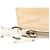 Borsa a tracolla Tessuto con bordi in pelle beige Prada - vista 7