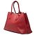 Borsa Double Saffiano Cuir Large rossa Prada Rosso - vista 2