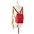 Zaino Louis Vuitton Taurillon Lockme rosso - vista 11
