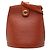 Borsa a tracolla Louis Vuitton Epi Cluny marrone