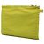 Pochette con zip Hermès Toile Bora Bora Green GM Verde - vista 2