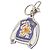 Portachiavi e charm Illustre in pelle stampata e ottone viola Louis Vuitton LV Varsity Jacket Porpora - vista 2