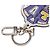 Portachiavi e charm Illustre in pelle stampata e ottone viola Louis Vuitton LV Varsity Jacket Porpora - vista 3