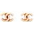 Orecchini a clip Chanel CC in resina placcati oro bianchi Bianco