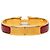 Hermès Clic H Armband schmal Email Rot PM - Ansicht 3