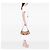 Borsa Swing in pelle Fendi O Lock rosa - vista 7