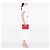 Clutch Chanel Small Red Quilted Patent O Case Rosso - vista 6