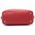 Borsa shopper Prada Vitello Daino rossa con zip laterale Rosso - vista 3