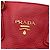 Borsa shopper Prada Vitello Daino rossa con zip laterale Rosso - vista 5