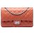 Borsa a tracolla Chanel Reissue 2.55 Double Flap in agnello trapuntato arancione