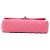 Borsa a tracolla Chanel Medium Classic Jersey Double Flap Rosa - vista 3