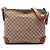 Borsa a tracolla Gucci GG Canvas Web beige