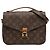 Borsa Louis Vuitton Monogram Pochette Metis marrone