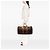 Borsa da viaggio marrone Louis Vuitton Monogram Keepall 60 - vista 11