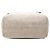 Borsa Tote Shopper Prada in tela beige con logo e strisce - vista 3