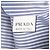 Borsa Tote Shopper Prada in tela beige con logo e strisce - vista 5