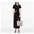 Borsa Tote Shopper Prada in tela beige con logo e strisce - vista 6