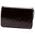 Wallet On Chain Borsa a tracolla Chanel CC Embossed Patent Camellia marrone con catena - vista 2