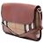 Bolsa transversal Abbott em couro marrom e lona House Check da Burberry - vista 2