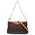Clutch Satchel Louis Vuitton Monogram Pallas marrón Castaño