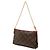 Clutch Satchel Louis Vuitton Monogram Pallas marrón Castaño - vista 2