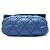 Borsa a tracolla Chanel Love Me Tender piccola in pelle di vitello blu - vista 3