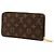 Cartera larga Louis Vuitton Monogram Zippy marrón Castaño - vista 2