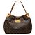 Borsa a tracolla Louis Vuitton Monogram Galliera PM marrone