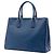 Tote Prada Large Saffiano Lux Galleria Double Zip Blu - vista 2