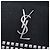 Clutch in pelle con monogramma e borchie nero Saint Laurent - vista 5