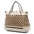 Beiger Gucci GG Canvas Web Mayfair Satchel - Ansicht 2
