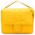 Borsa a tracolla Fendi Large Econyl Nylon Baguette Gialla Giallo