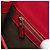Borsa a tracolla Gucci Medium Patent Dollar Interlocking G rossa Rosso - vista 9